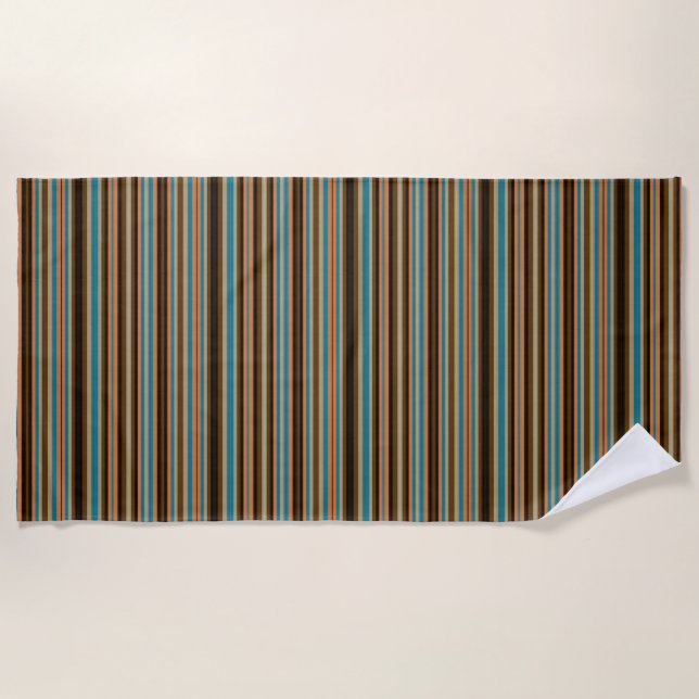 Southwest Stripes 20 Beach Towel (Front)