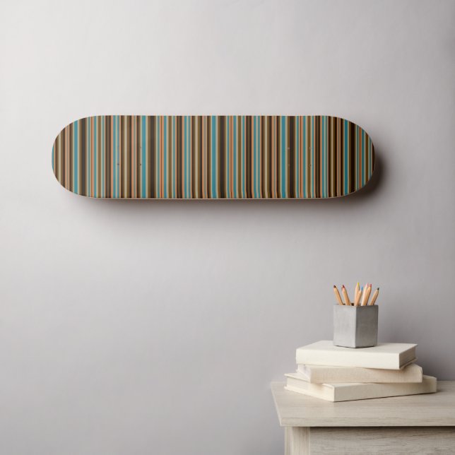 Southwest Stripes 20 Skateboard (Wall Art (Horz))