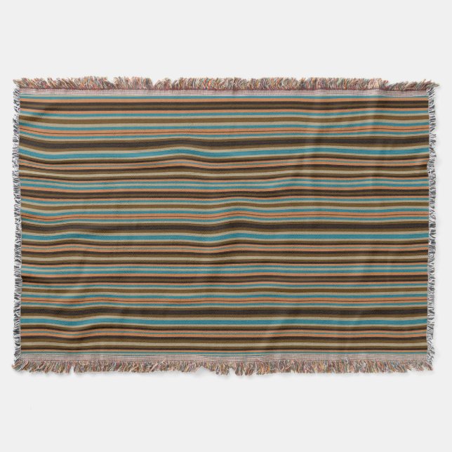 Southwest Stripes 20 Throw Blanket (Front)