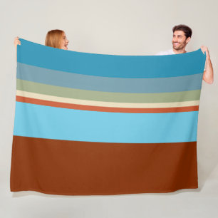 Southwest Stripes 23 Fleece Blanket