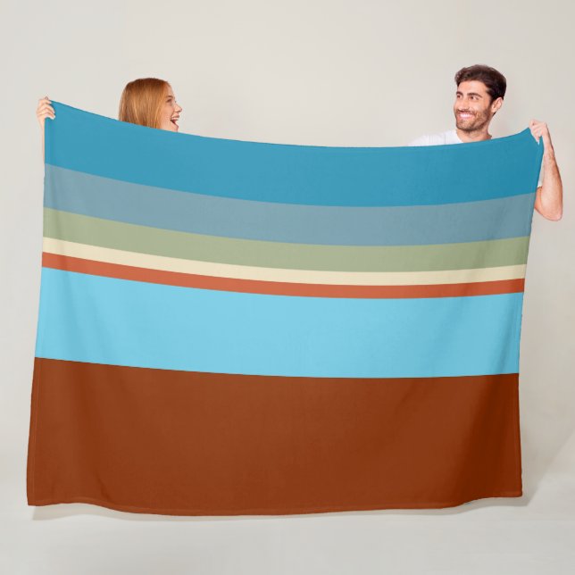 Southwest Stripes 23 Fleece Blanket (In Situ)