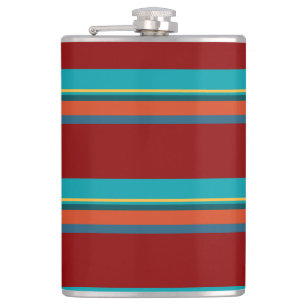 Southwest Stripes 24 Hip Flask