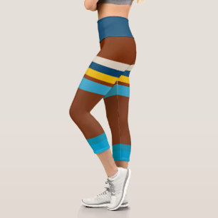 Southwest Stripes 25 Capri Leggings