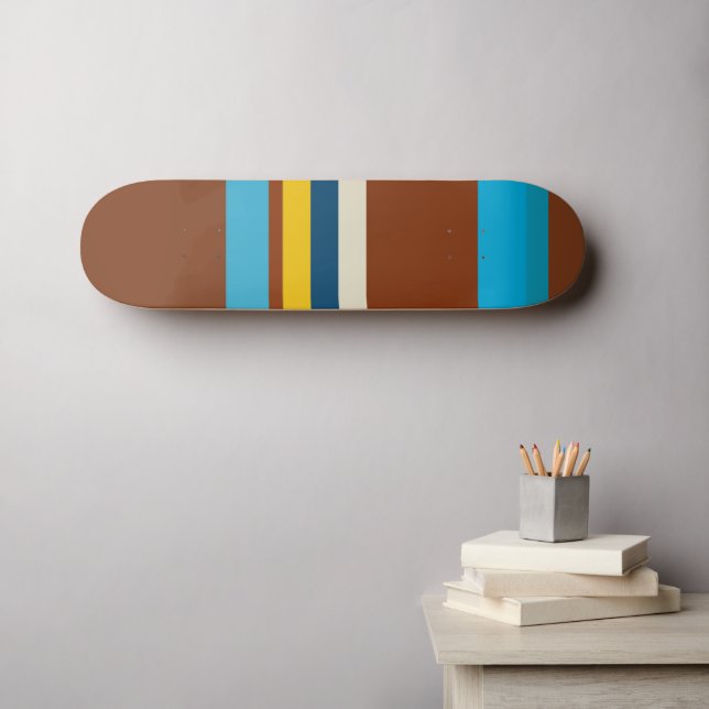 Southwest Stripes 25 Skateboard (Wall Art (Horz))