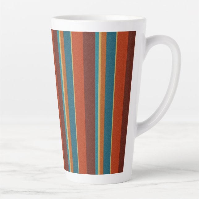 Southwest Stripes 29  Latte Mug (Right)