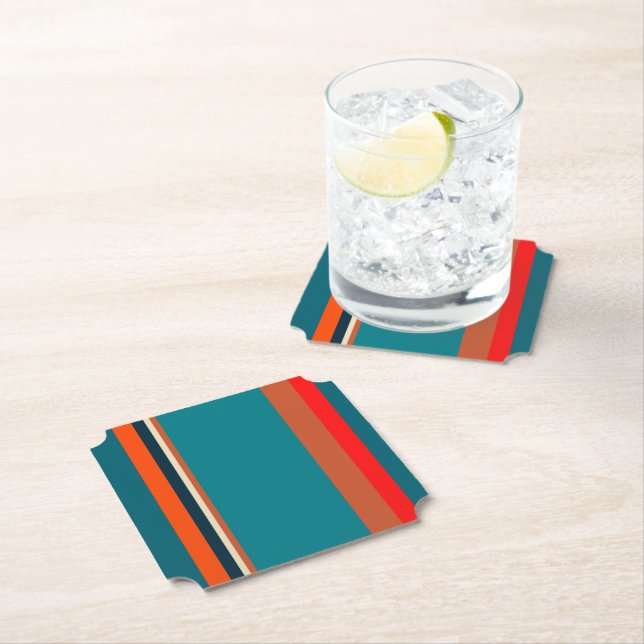 Southwest Stripes 29  Paper Coaster (Insitu)