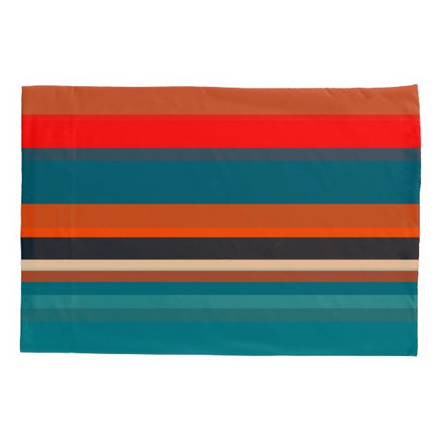 Southwest Stripes 29  Pillowcase (Back)