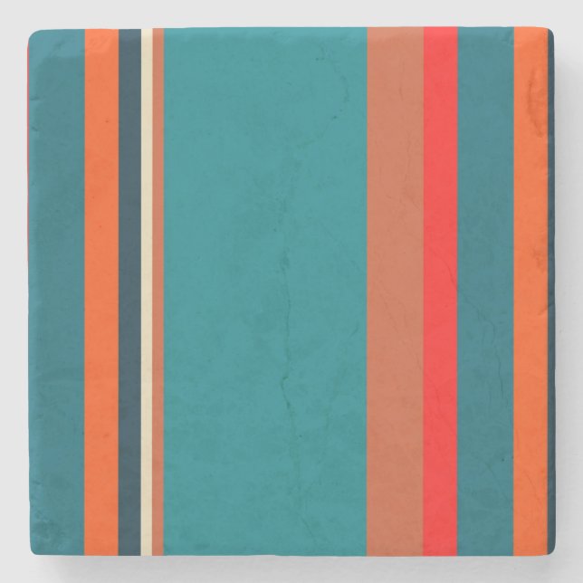 Southwest Stripes 29  Stone Coaster (Front)