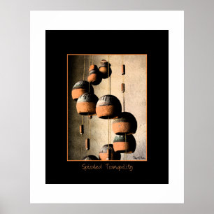 Southwest Style Clay Wind Chimes Still Life Poster