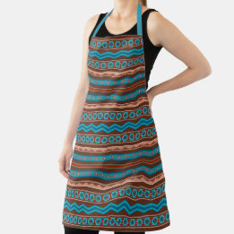 Southwest Style Geometric Cameron Gorge Design Apron