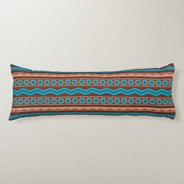 Southwest Style Geometric Cameron Gorge Design Body Cushion (Front)