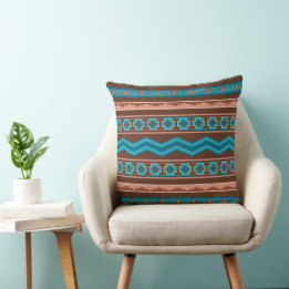 Southwest Style Geometric Cameron Gorge Design Cushion