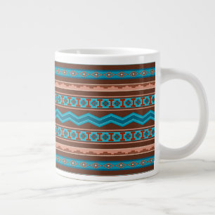 Southwest Style Geometric Cameron Gorge Design Large Coffee Mug