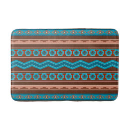 Southwest Style Geometric Cameron Gorge Design Med Bath Mat