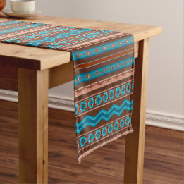 Southwest Style Geometric Cameron Gorge Design Medium Table Runner