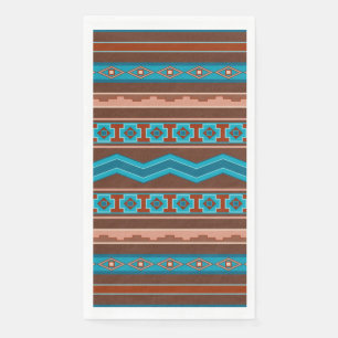 Southwest Style Geometric Cameron Gorge Design Napkin