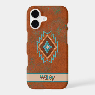 Southwest Style Geometric Diamond Personalised