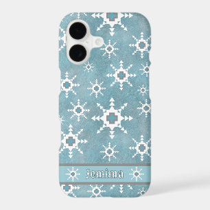 Southwest Style Geometric Snowflakes Personalised