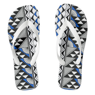 Southwest Sun and Rain in Blue Jandals