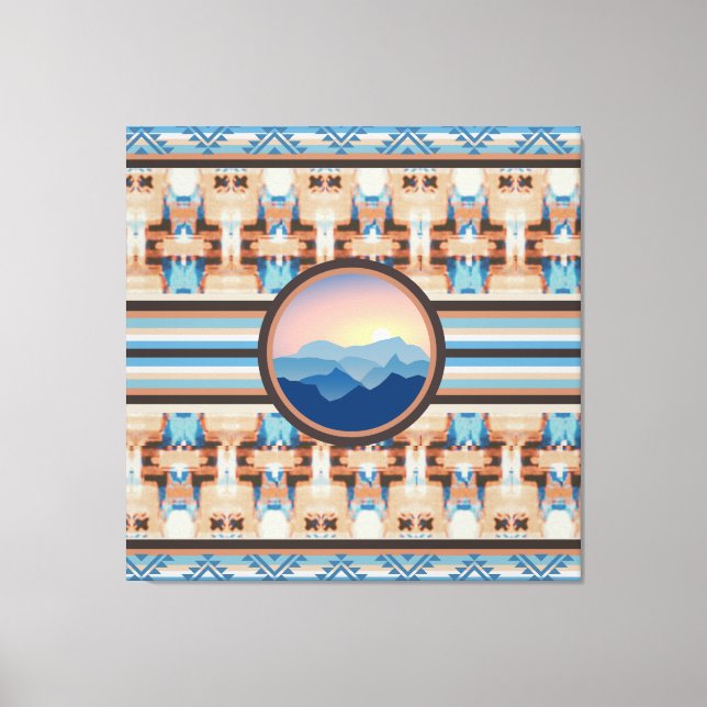 Southwest Sunrise Canvas Print (Front)