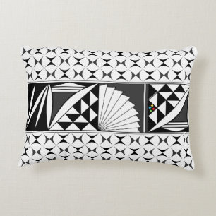 Southwest Sunrise in Charcoal Decorative Cushion