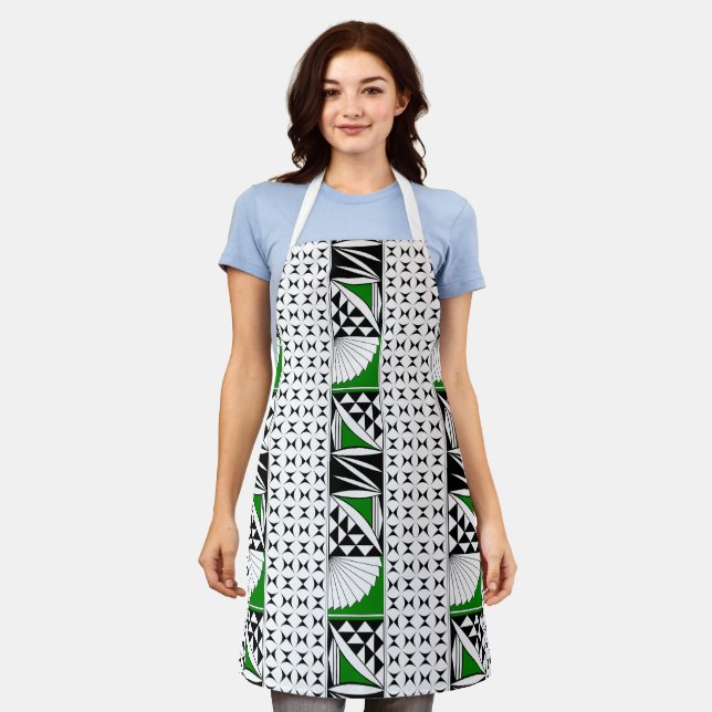 Southwest Sunrise in Green Apron (Worn)