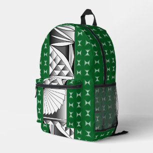 Southwest Sunrise in Green Printed Backpack