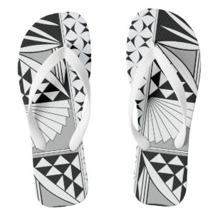 Southwest Sunrise in Grey Jandals