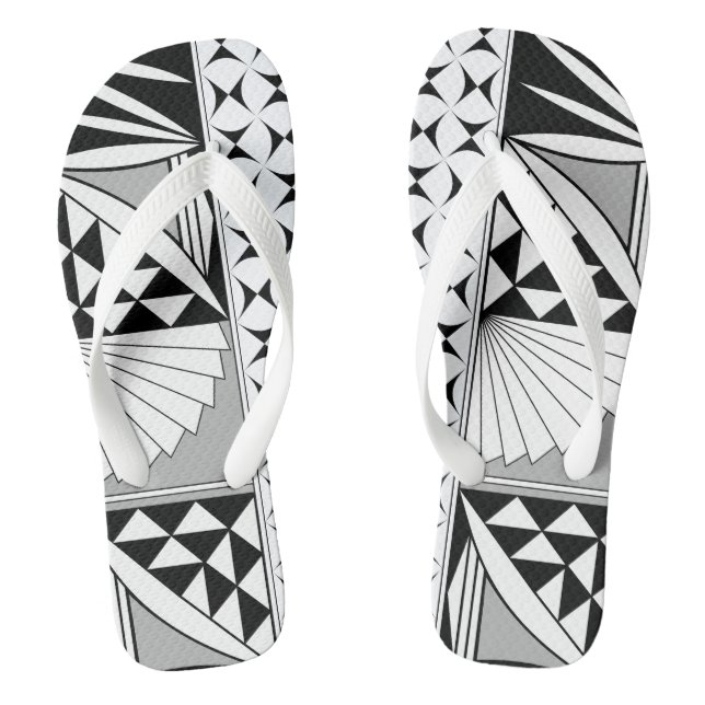 Southwest Sunrise in Grey Jandals (Footbed)