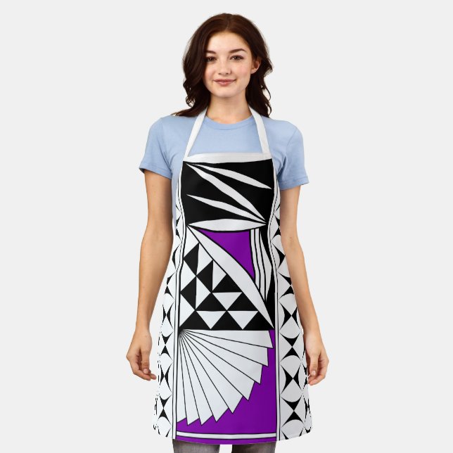 Southwest Sunrise in Purple Apron (Worn)