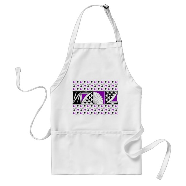 Southwest Sunrise in Purple Standard Apron (Front)