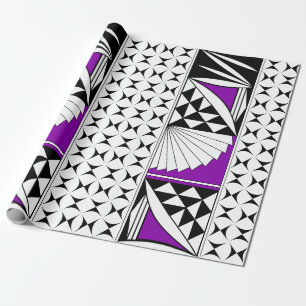 Southwest Sunrise in Purple Wrapping Paper