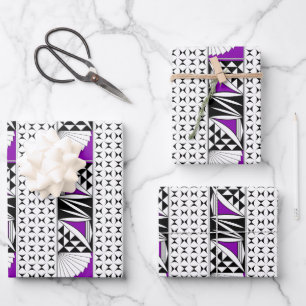 Southwest Sunrise in Purple Wrapping Paper Sheet