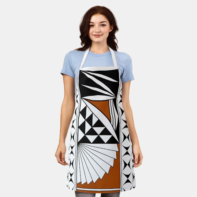 Southwest Sunrise in Rust Apron (Worn)