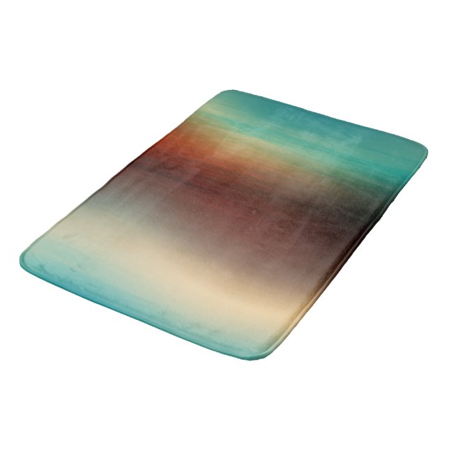 Southwest Sunset Bath Mat (Angled)