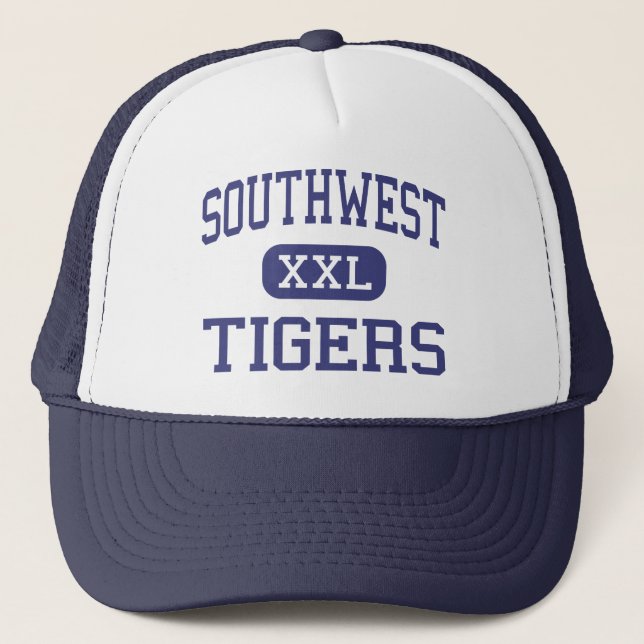 Southwest Tigers Middle Albert Lea Minnesota Trucker Hat (Front)