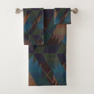 Southwest Tribal Pattern Bath Towel Set