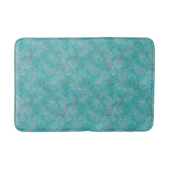 Southwest Turquoise Bath Mat (Front)