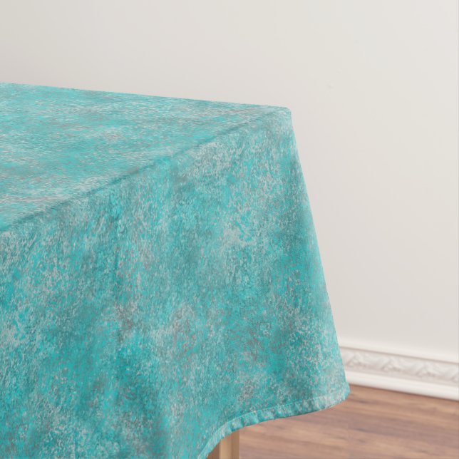 Southwest Turquoise Tablecloth (In Situ)