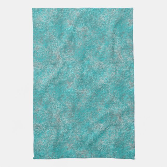 Southwest Turquoise Tea Towel (Vertical)