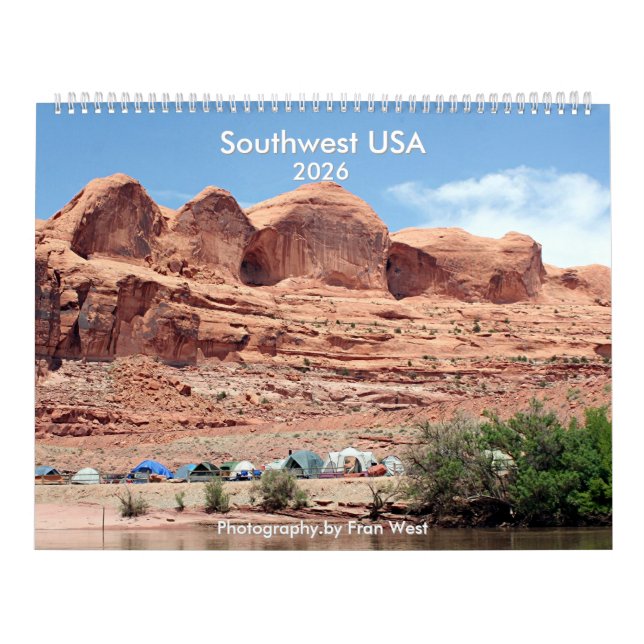 Southwest USA: Arizona and Utah 2026 Calendar (Cover)