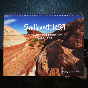 Southwest USA Fine Art Photography Verticals 2026 Calendar