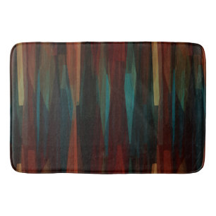 Southwest Wood Abstract Bath Mat