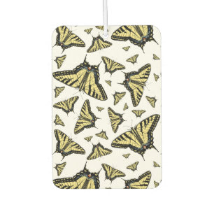 Southwest Yellow Swallowtail Butterflies Pattern Car Air Freshener