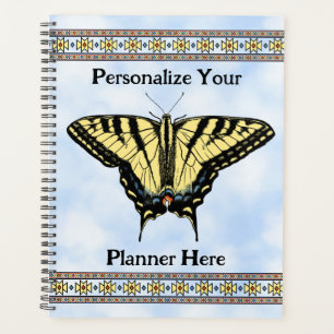 Southwest Yellow Swallowtail Butterfly Custom Planner