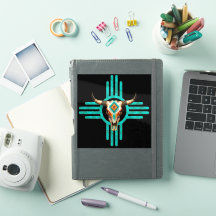 Southwest Zia Skull Art