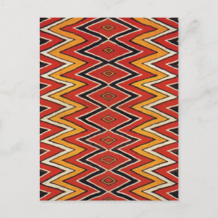 Southwest Zig Zag Postcard