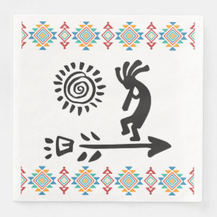 Southwestern American Indian Kokopelli Napkin