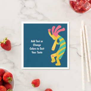 Southwestern Arizona Kokopelli Party Napkins