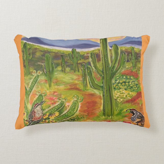 Southwestern Art Decorative Cushion (Front)